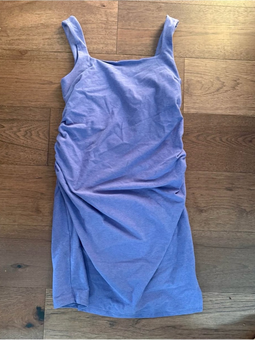 Beyond the bump small maternity Ruched Bodycon Dress - Lavender